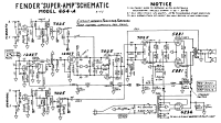 Fender Super-6G4A - Schematic 